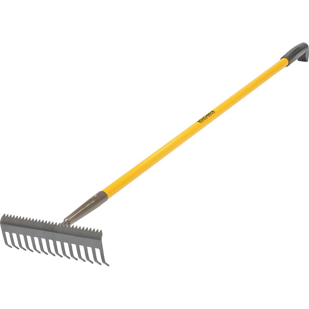 Roughneck Serrated Edge Soil Rake Rakes