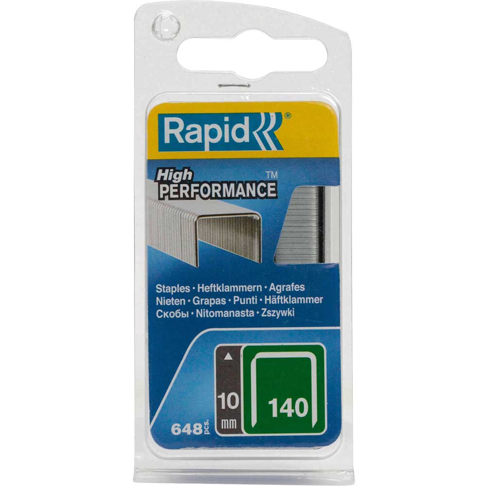 Image of Rapid Type 140 Galvanised Staples 10mm Pack of 650