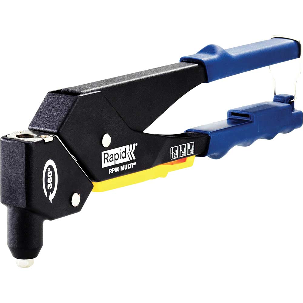 RP60 Multi Pivoting Head Riveter in Carry Case