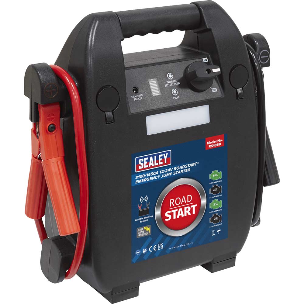 Sealey RS105B Roadstart Emergency Jump Starter 12v or 24v