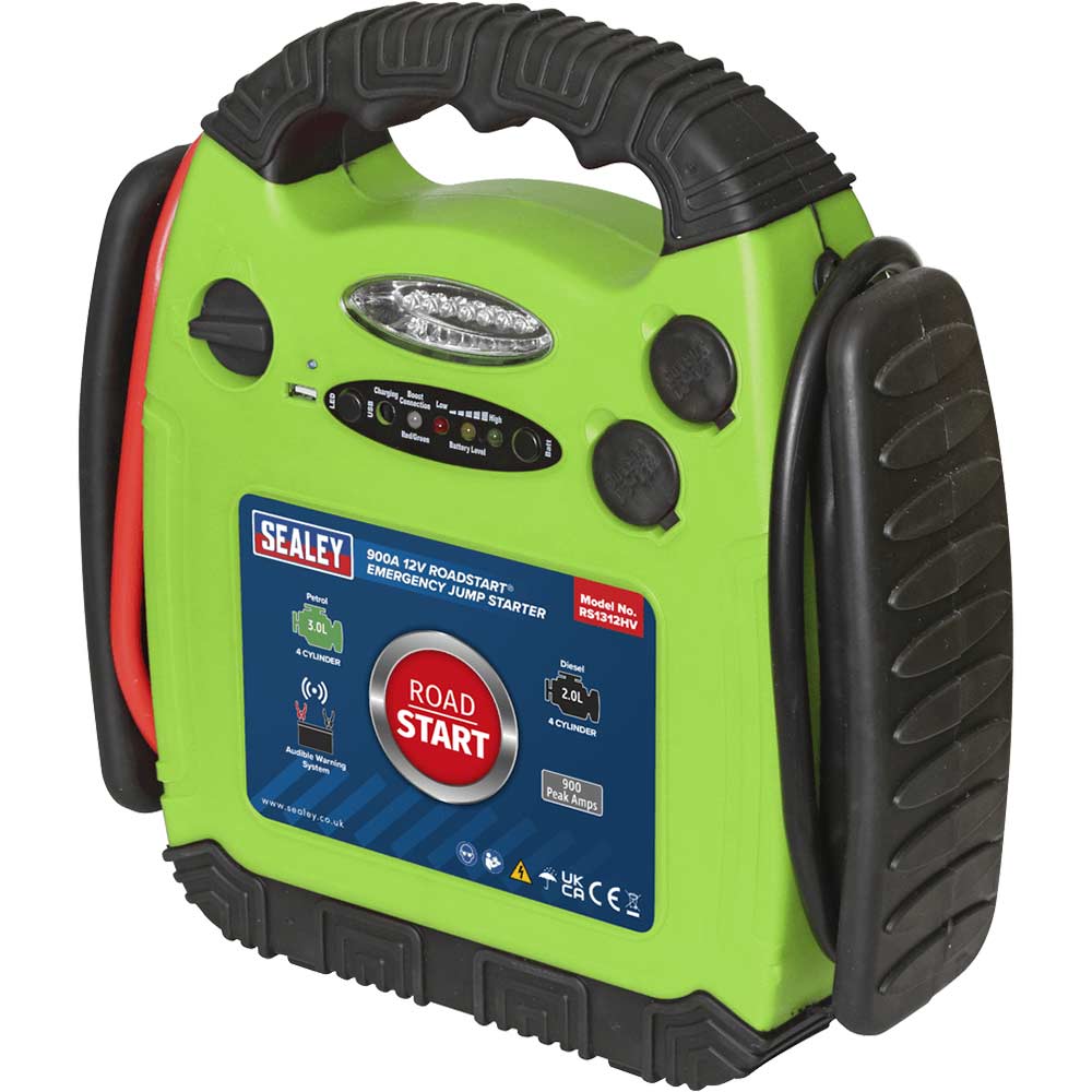 Sealey RS1312HV RoadStart Hi Vis Emergency Power Pack