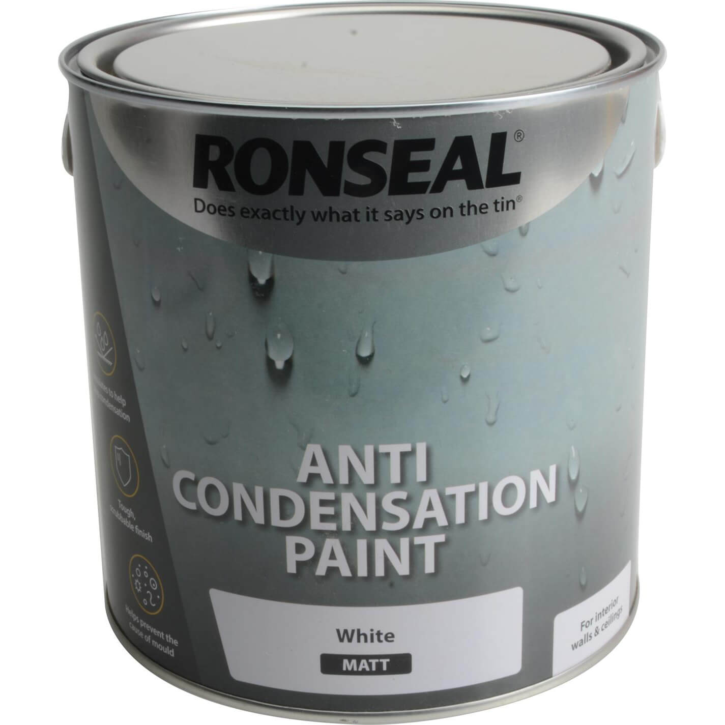 Ronseal Anti Condensation Paint White Matt 2.5l