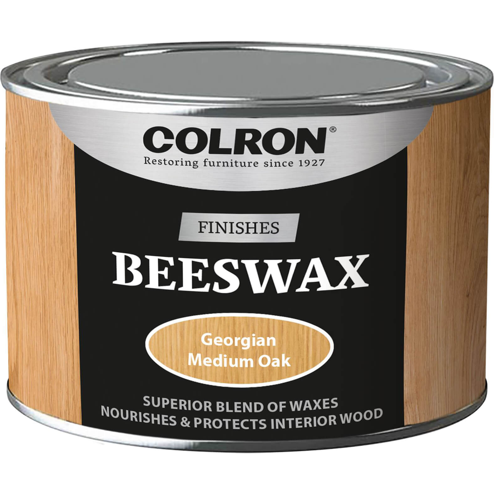 Image of Ronseal Colron Refined Beeswax Paste Medium Oak 400g