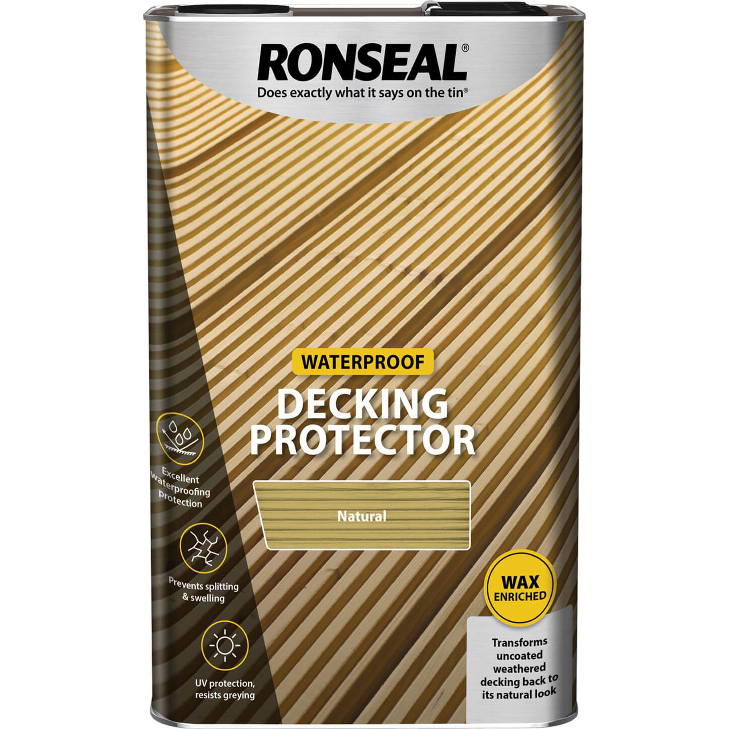 Image of Ronseal Decking Protector Natural 5l
