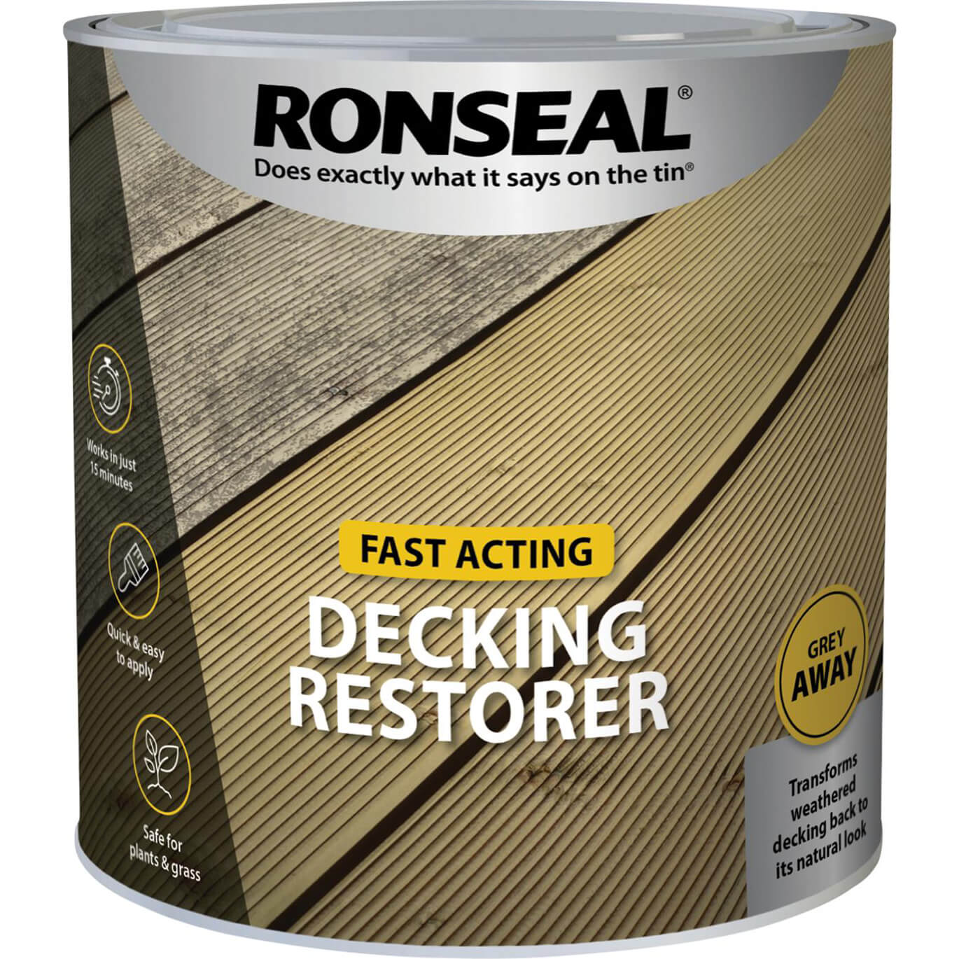 Image of Ronseal Decking Restorer 2.5l