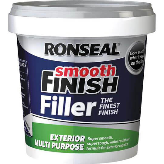 Image of Ronseal Smooth Finish Exterior Multi Purpose Ready Mix Fille 1.2kg