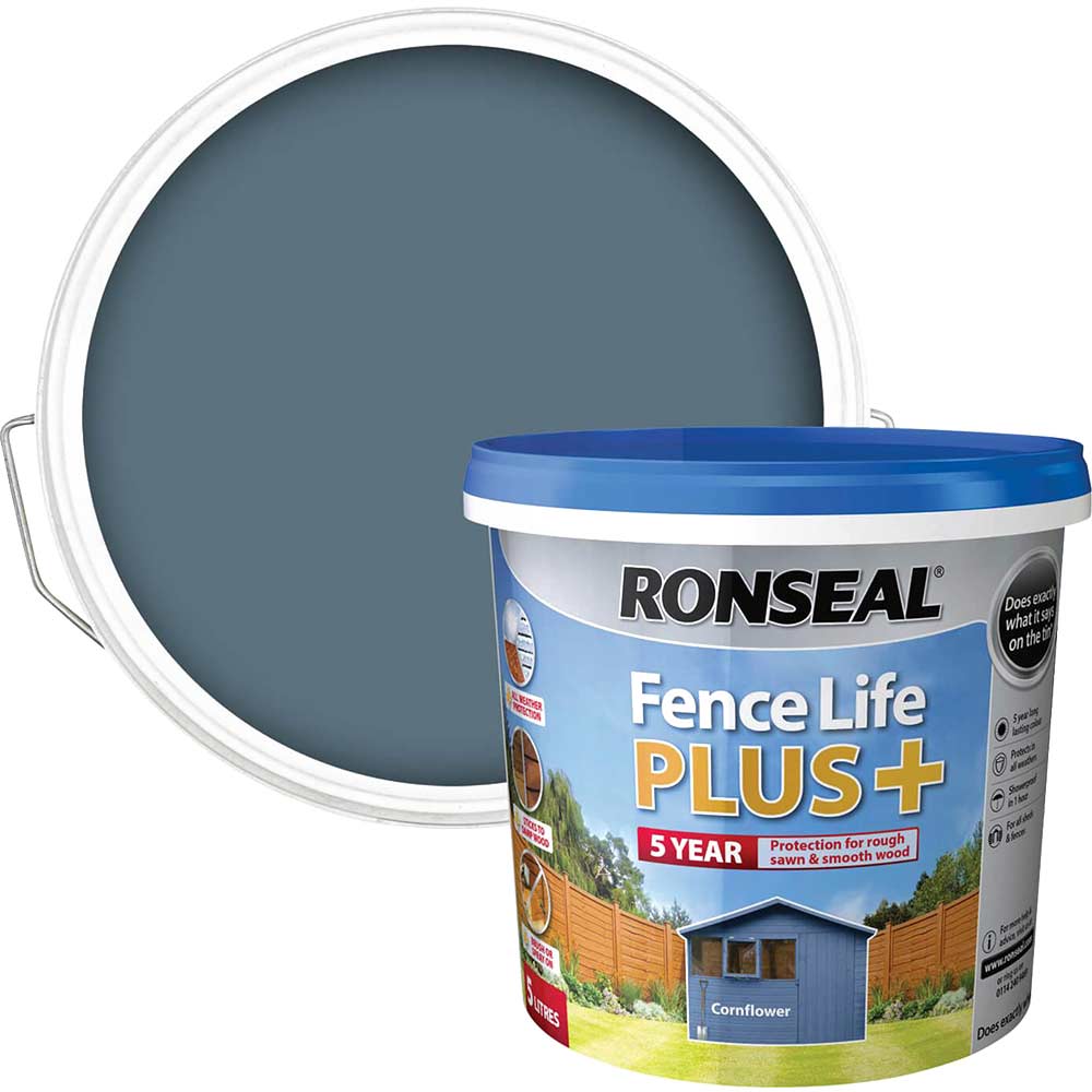 Ronseal Fence Life Plus Cornflower 5l