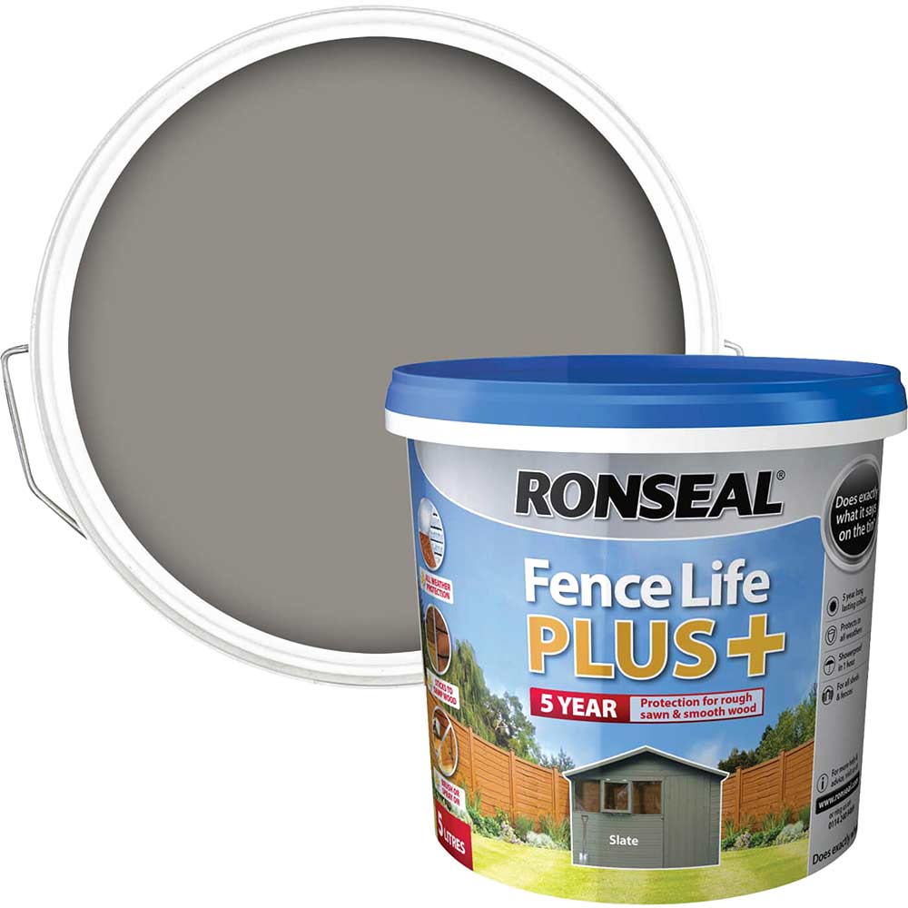 Ronseal Fence Life Plus Slate 5l