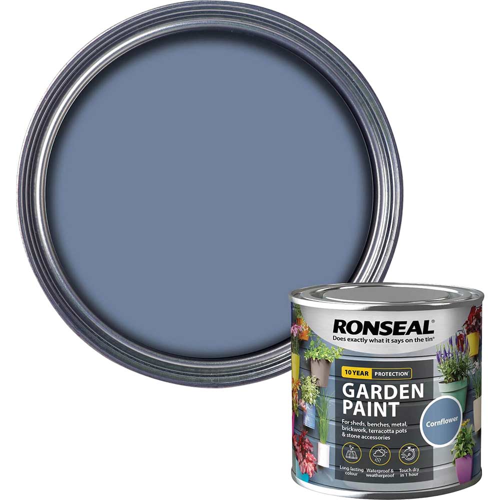 Ronseal General Purpose Garden Paint Cornflower 250ml