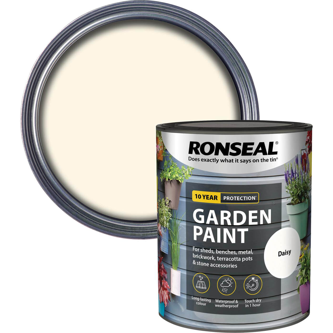 Photos - Varnish Ronseal General Purpose Garden Paint Daisy 750ml
