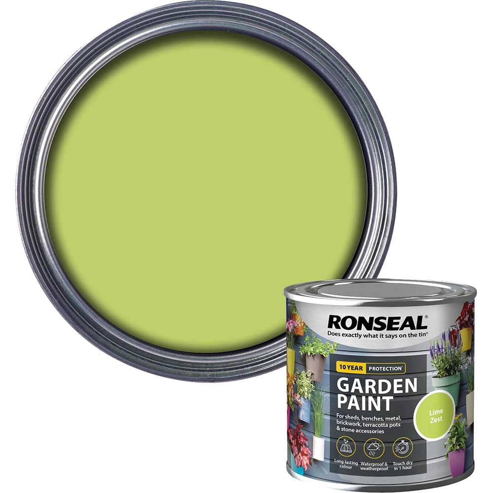 Ronseal General Purpose Garden Paint Lime Zest 250ml