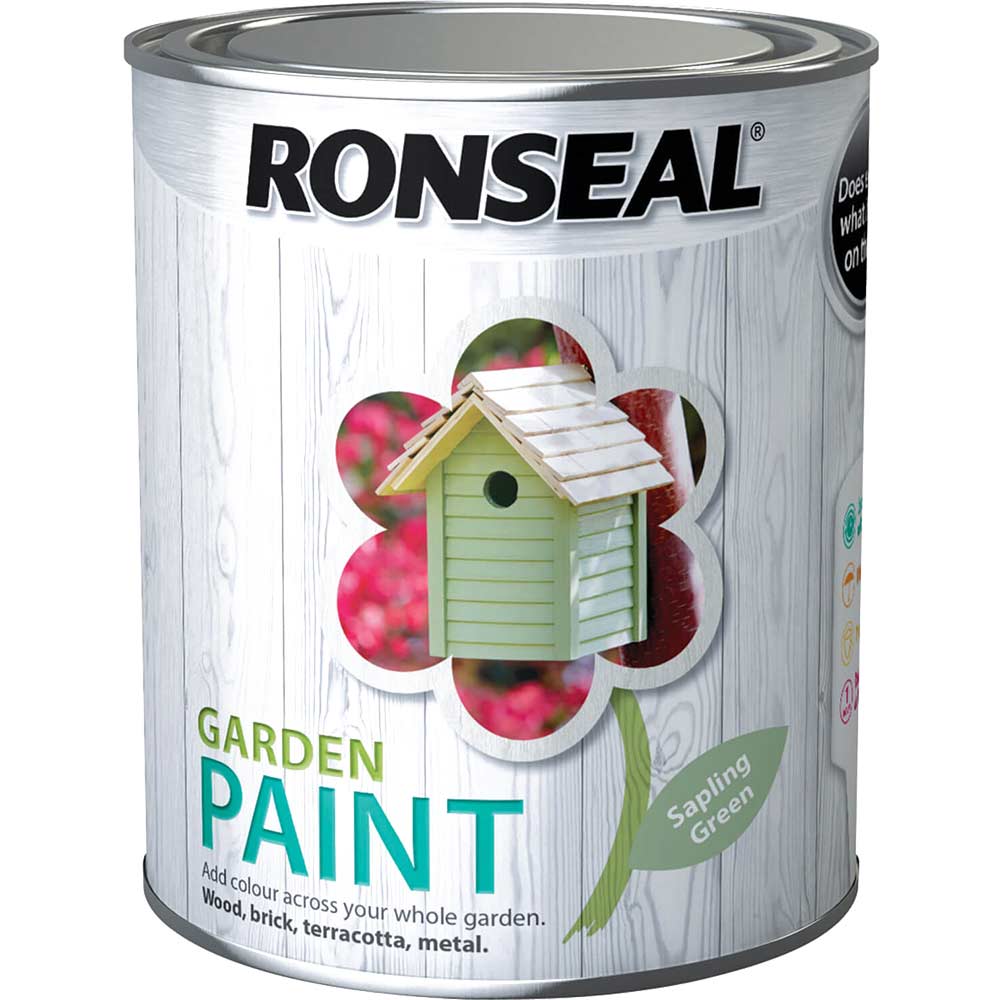 Ronseal General Purpose Garden Paint Sapling Green 750ml