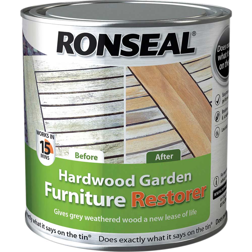 Image of Ronseal Hardwood Garden Furniture Restorer 1l