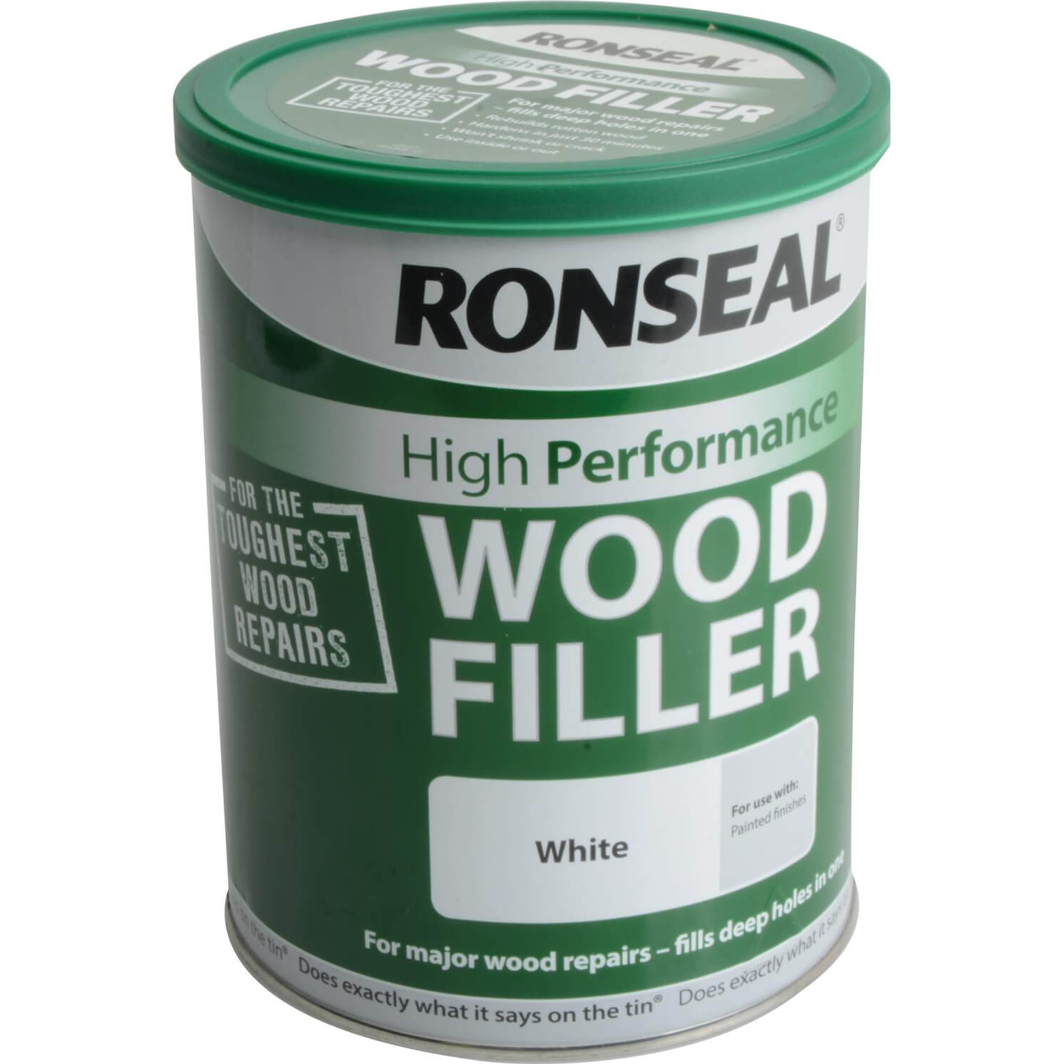 Image of Ronseal High Performance Wood Filler White 1000g