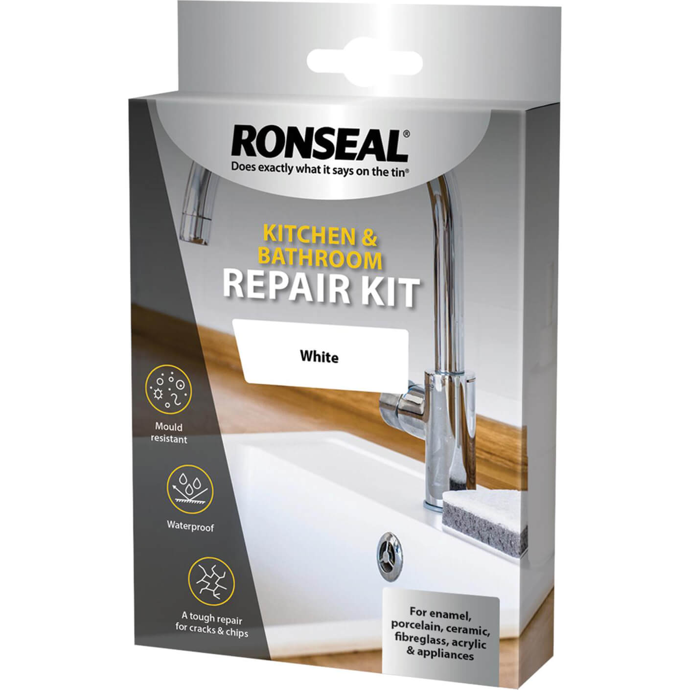 Image of Ronseal Kitchen and Bathroom Repair Kit 60g
