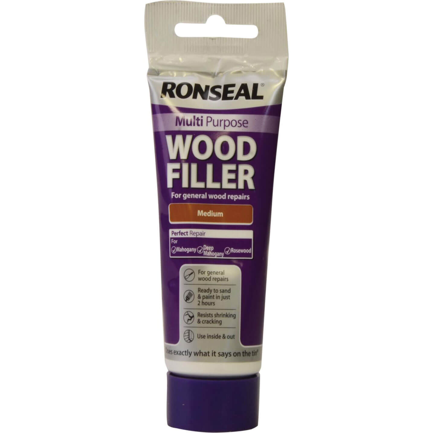 Image of Ronseal Multi Purpose Wood Filler Tube Medium 100g