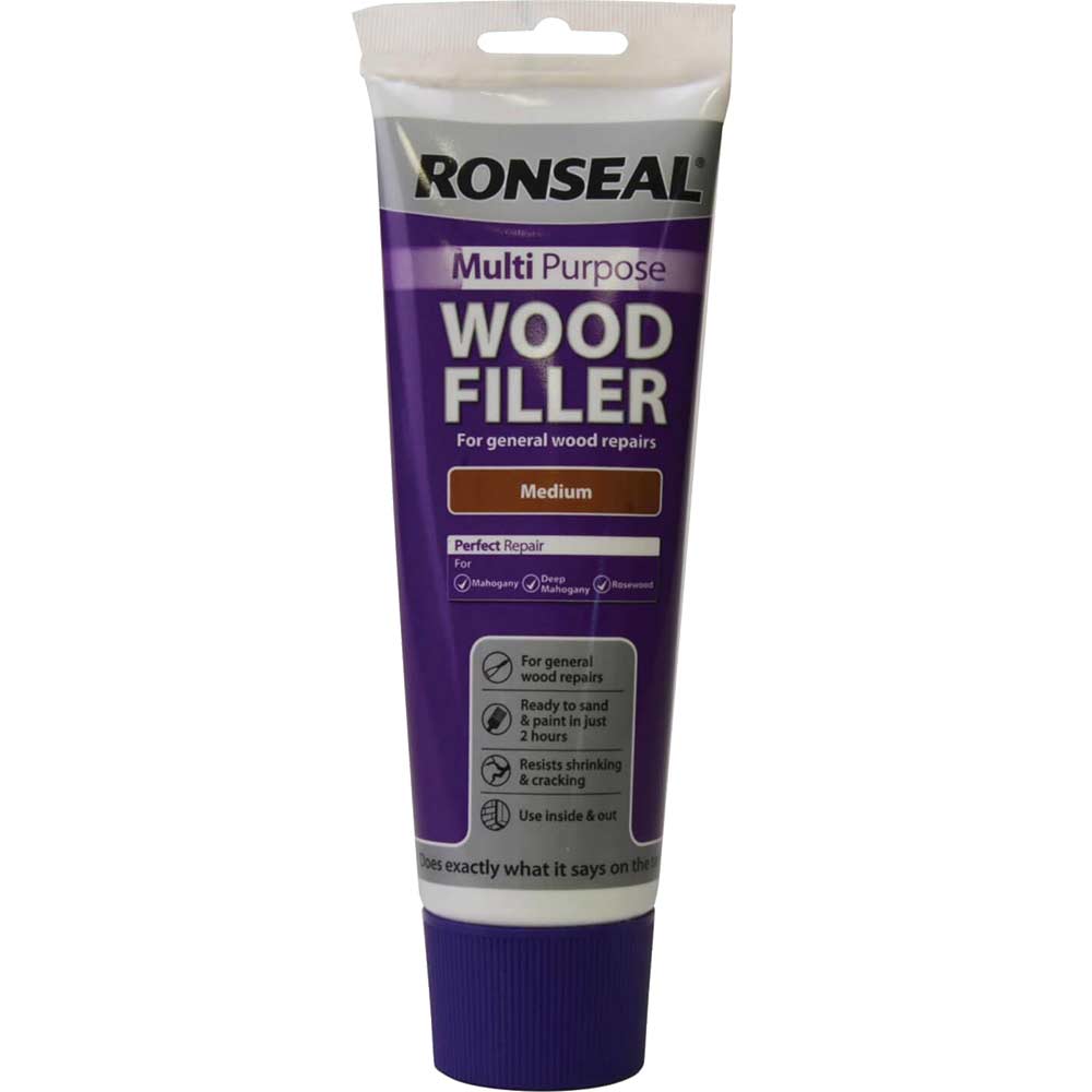 Image of Ronseal Multi Purpose Wood Filler Tube Medium 325g