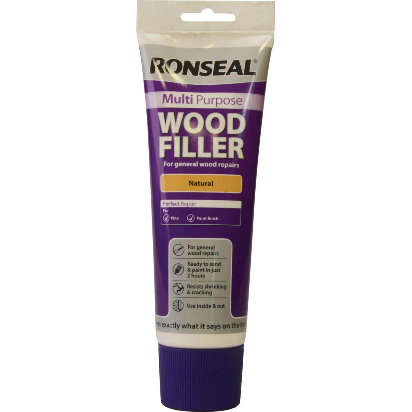 Image of Ronseal Multi Purpose Wood Filler Tube Natural 325g