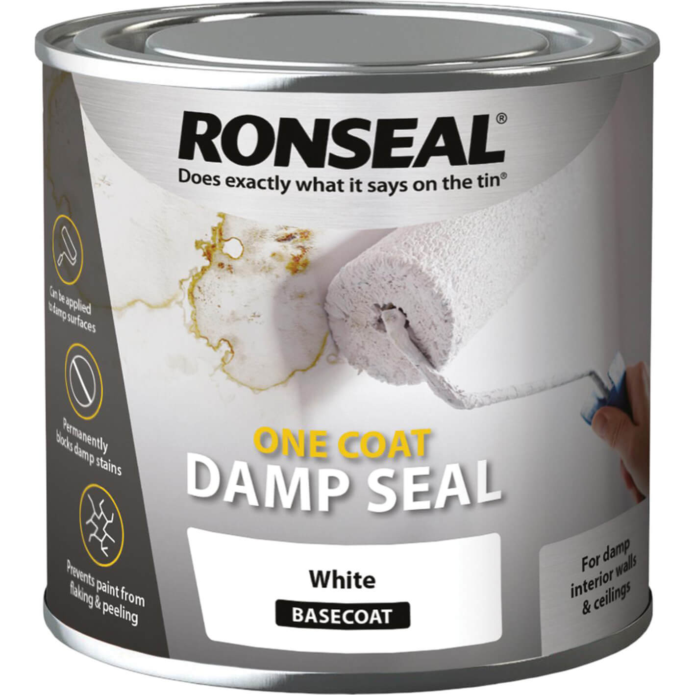Image of Ronseal One Coat Damp Seal White 250ml