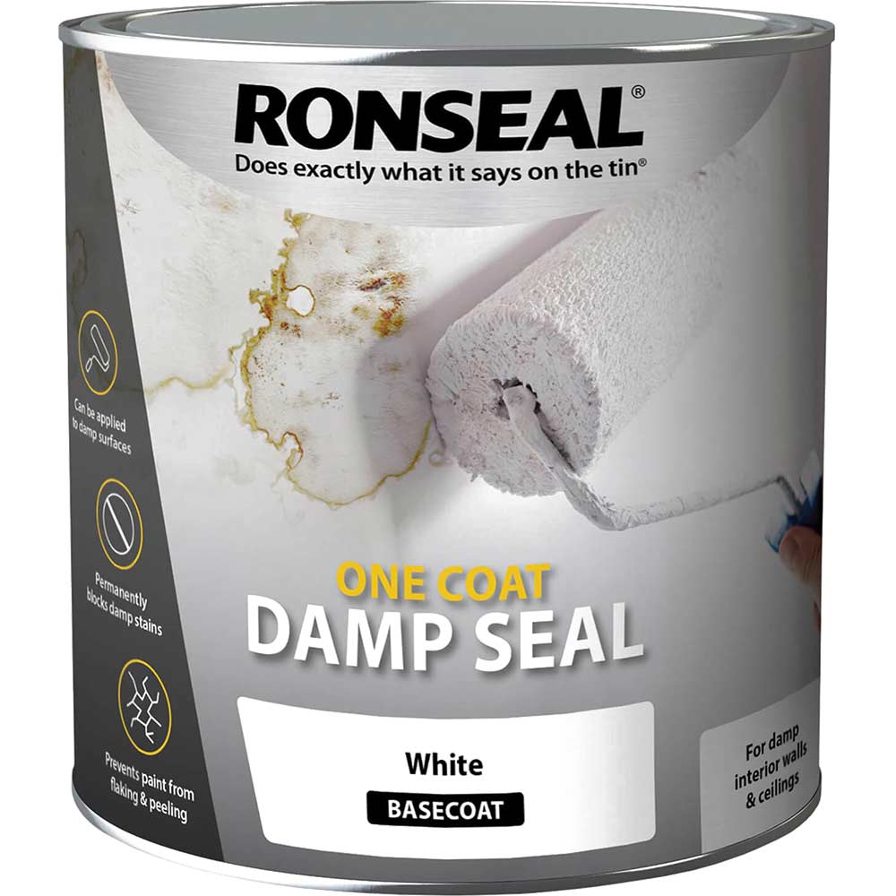 Ronseal One Coat Damp Seal White 2.5l