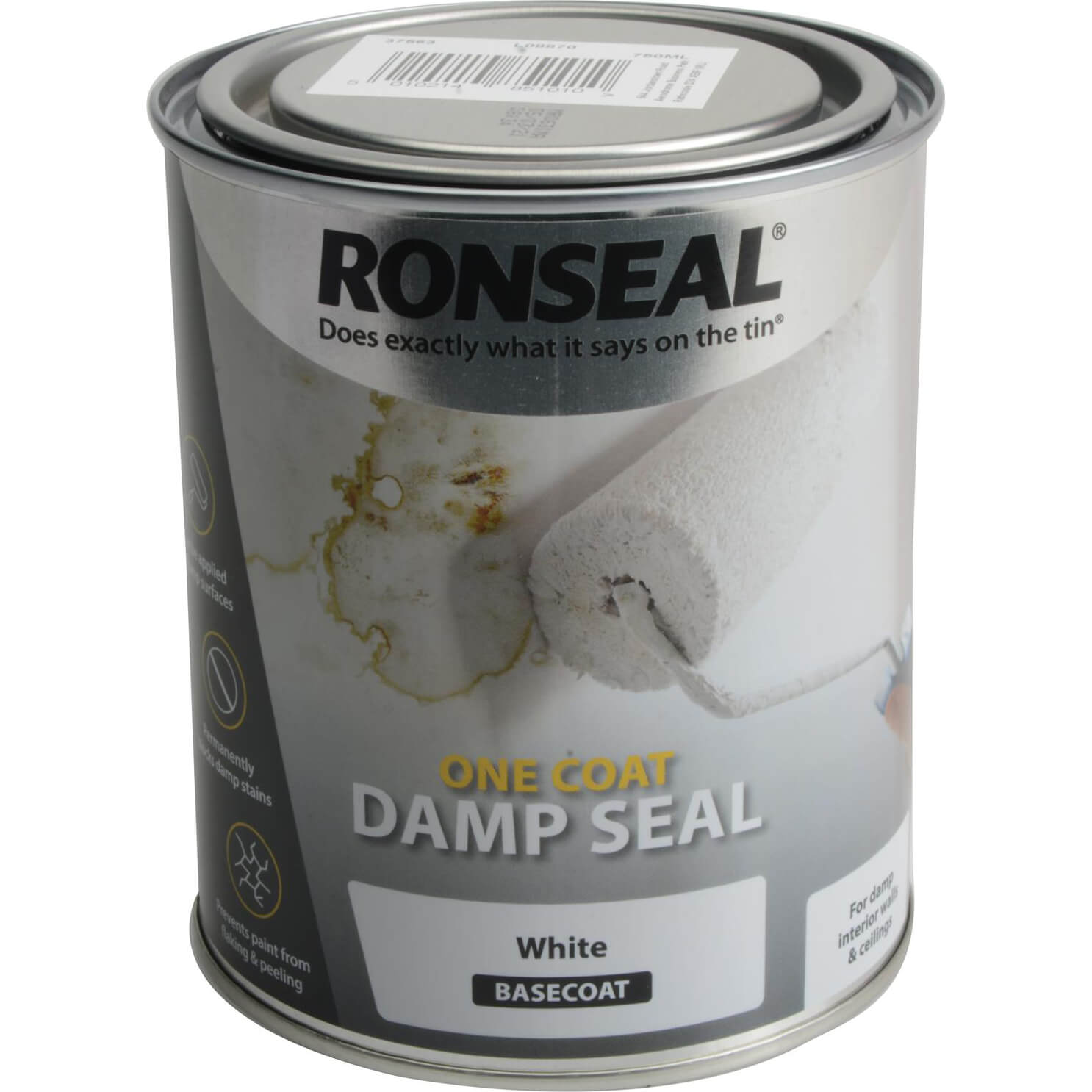 Image of Ronseal One Coat Damp Seal White 500ml