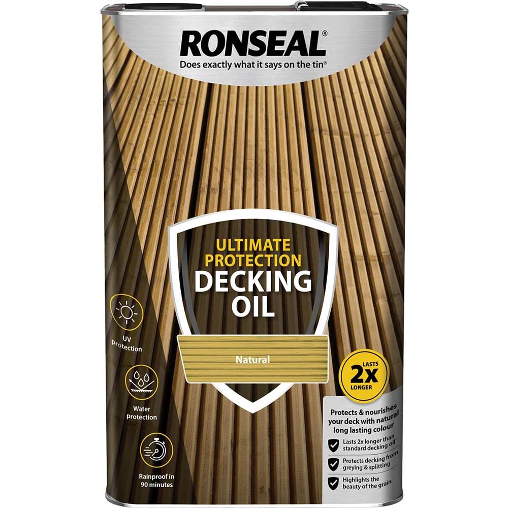 Ronseal Ultimate Protection Decking Stain Natural 5l