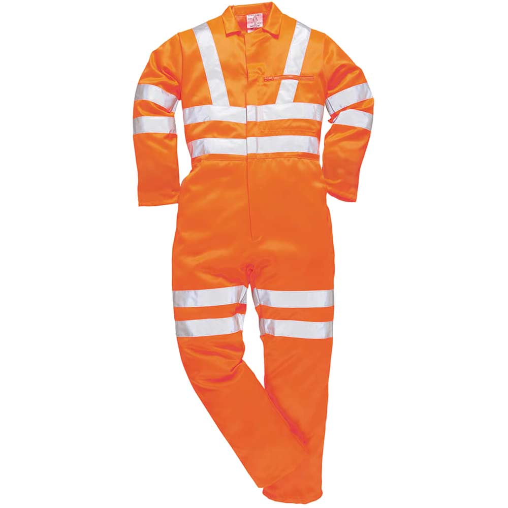 Portwest RIS Hi Vis Polycotton Coverall Orange M 31