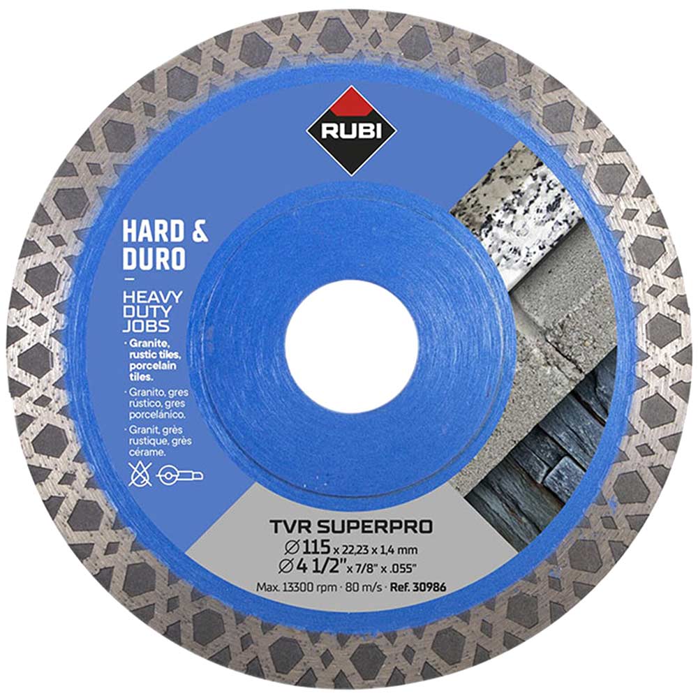 TVR Superpro Viper Diamond Blade for Hard Materials