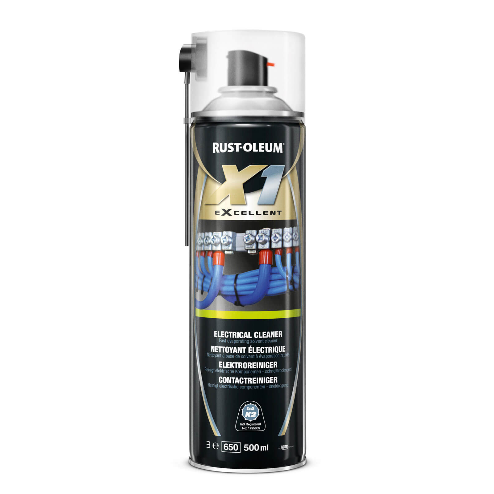 Image of Rust Oleum X1 eXcellent Electrical Cleaner Spray 500ml