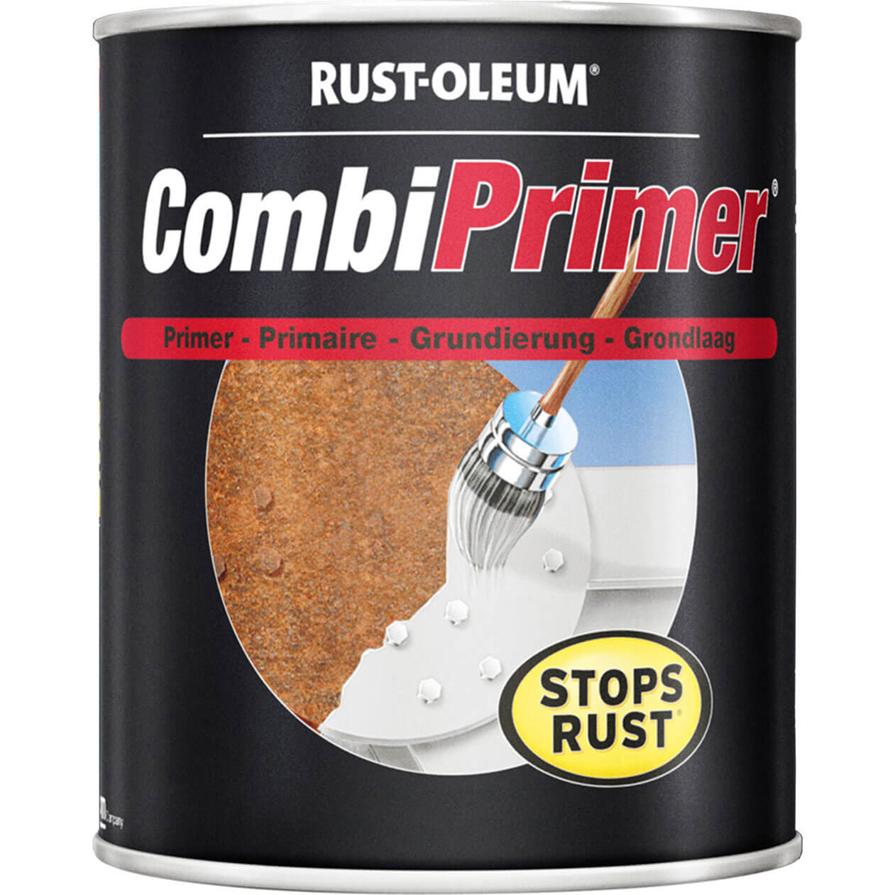 Image of Rust Oleum Anti Corrosion Combi Primer Paint Grey 250ml