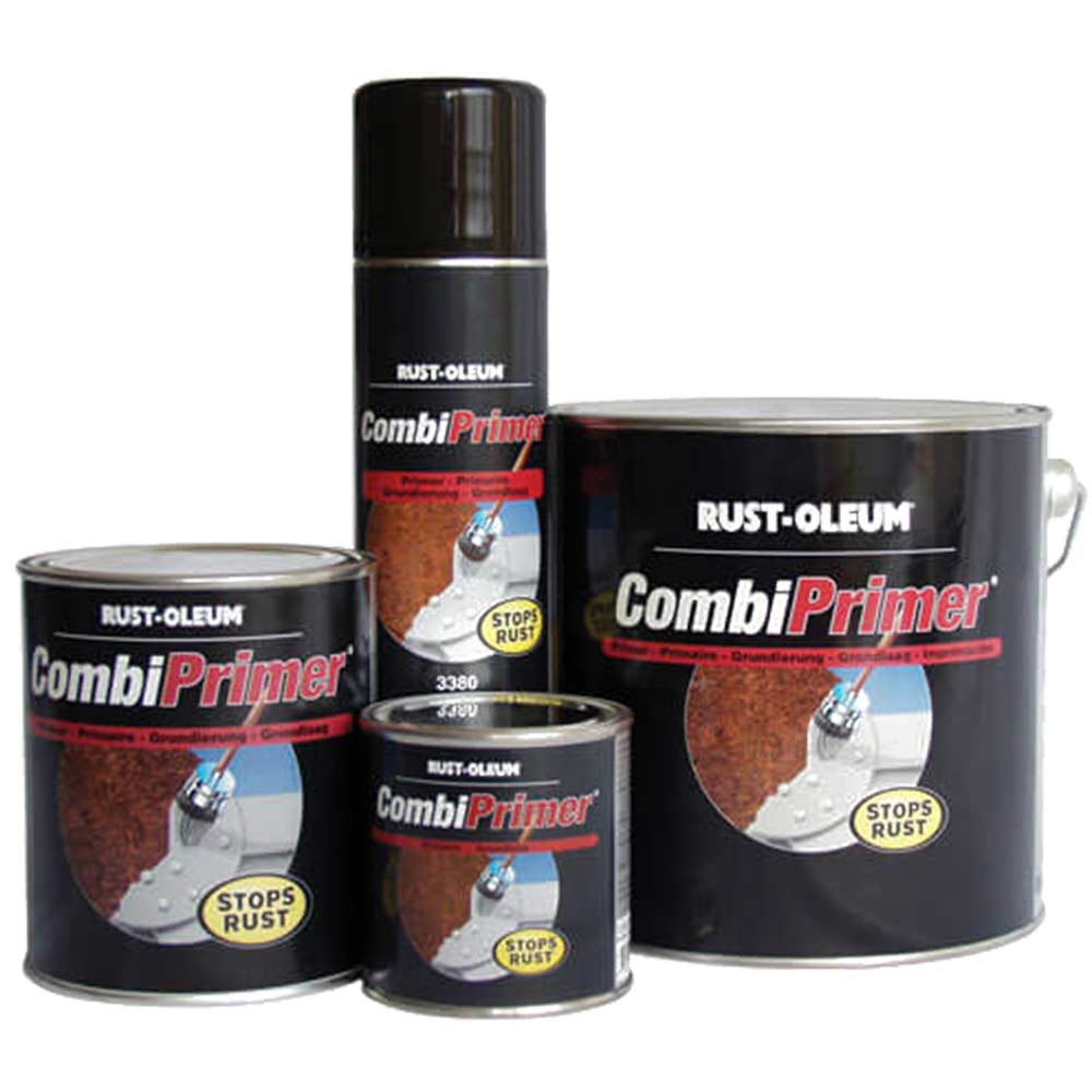 Image of Rust Oleum CombiPrimer Anti Rust Metal Primer Paint Red 2.5l