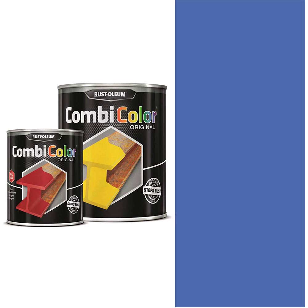 Image of Rust Oleum CombiColor Metal Protection Paint Sky Blue 750ml