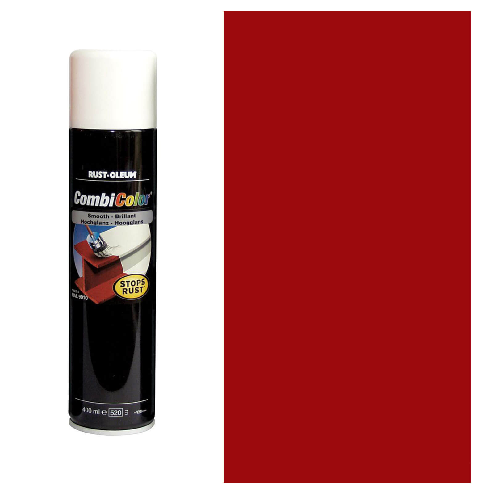 Image of Rust Oleum CombiColor Metal Spray Paint Red 400ml