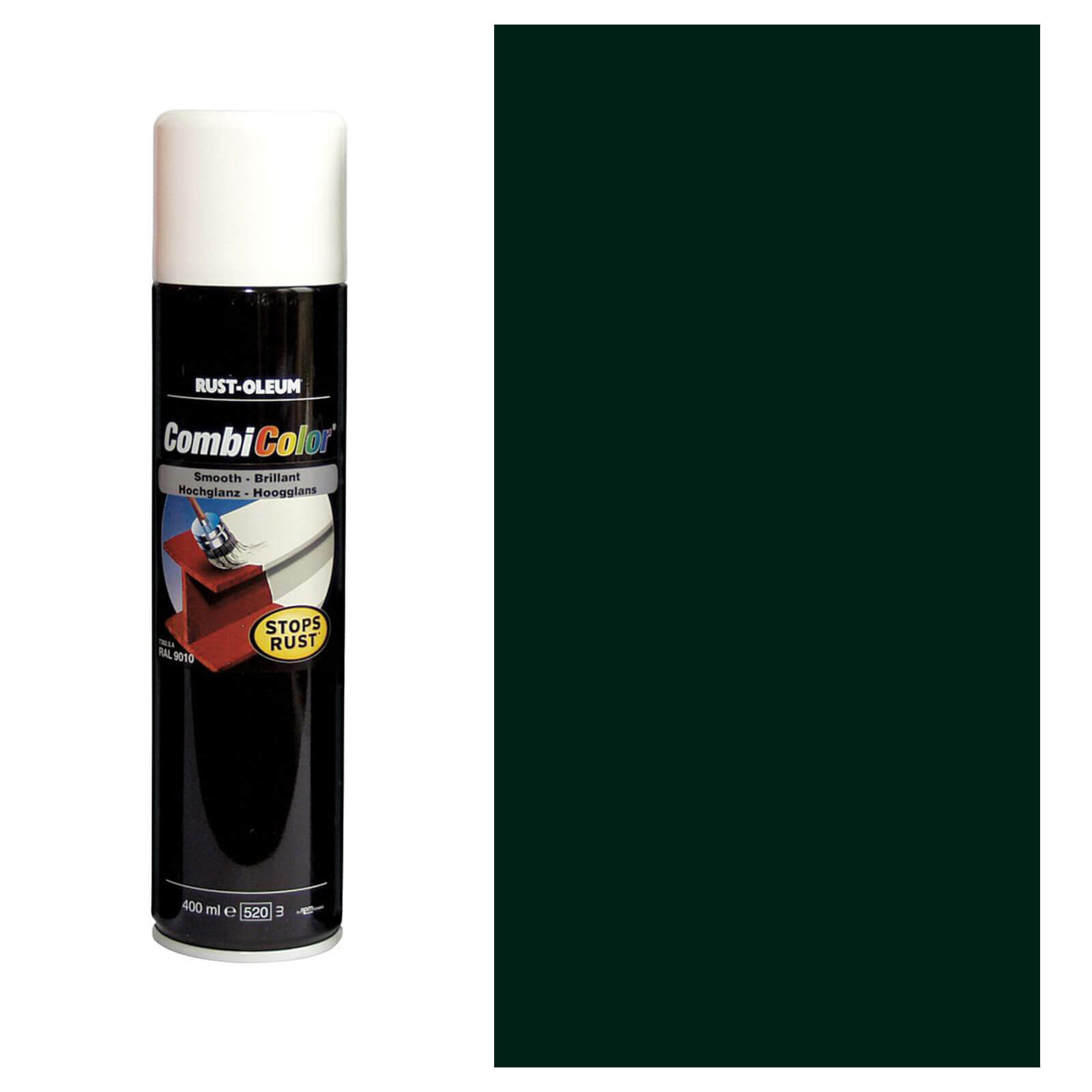 Image of Rust Oleum CombiColor Metal Spray Paint Black 400ml