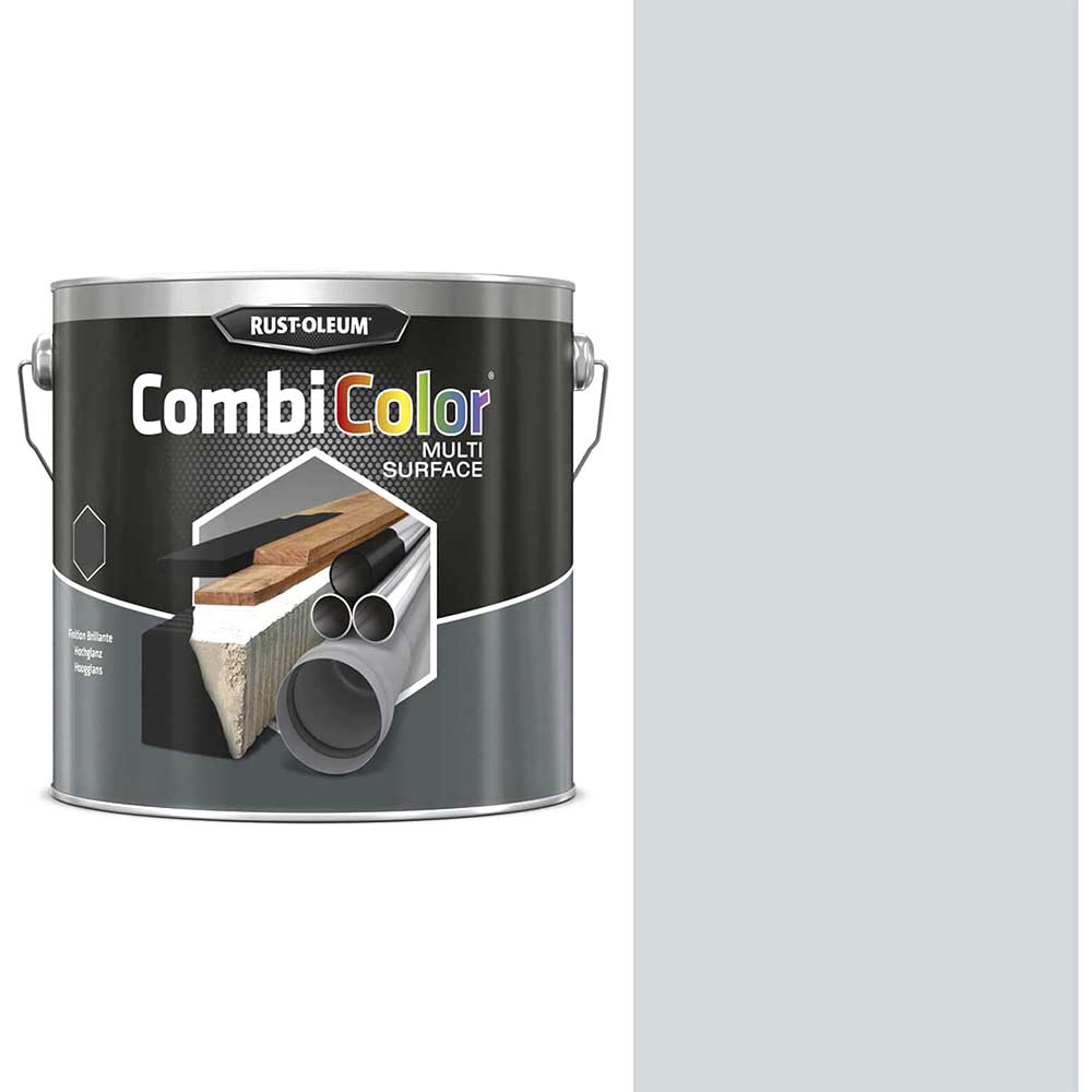 Rust Oleum CombiColor Multi Surface Paint Light Grey 750ml