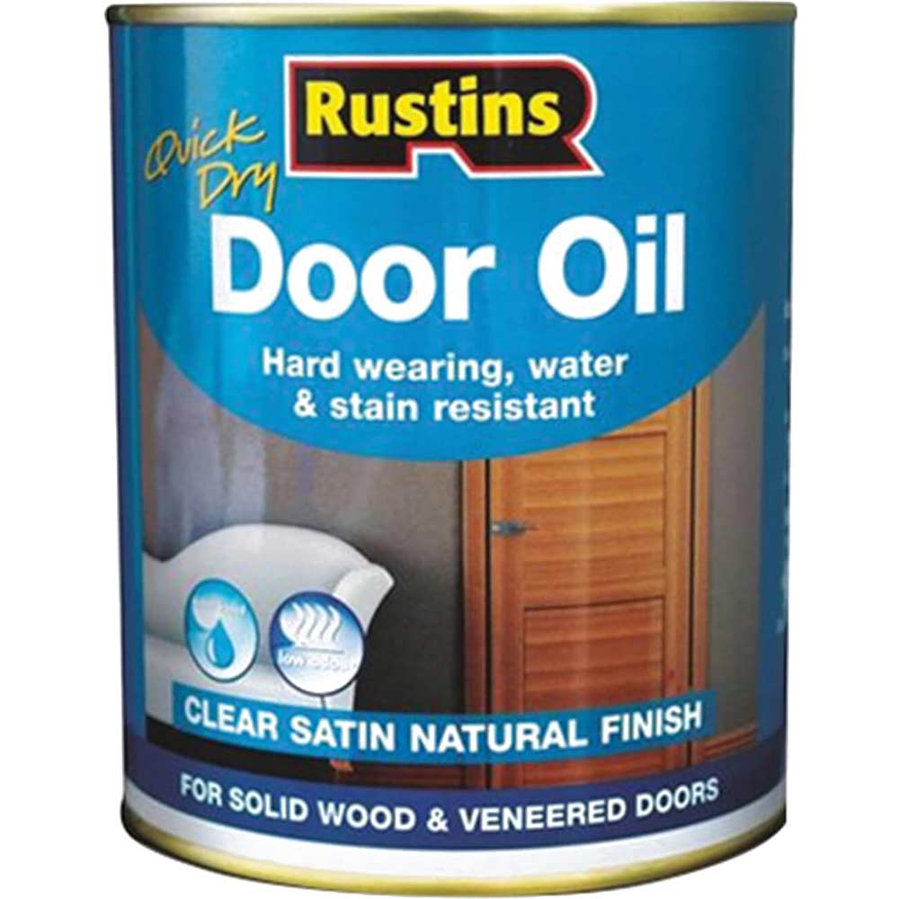 Rustins Quick Dry Door Oil 750ml Clear Satin