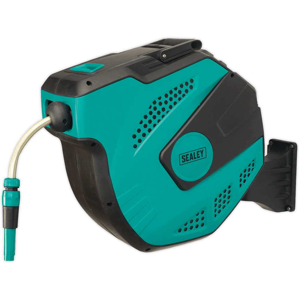 Sealey Auto Rewind Control Garden Hose Reel 20m