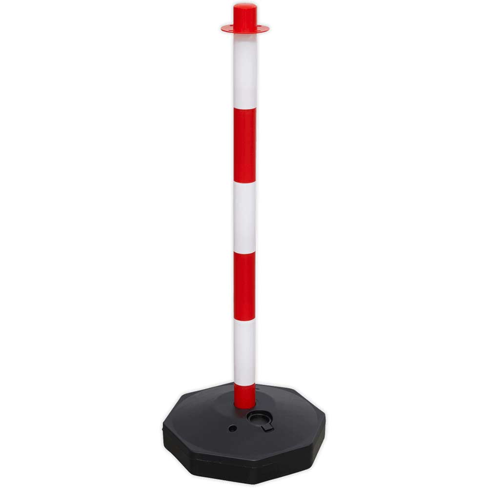 Image of Sealey RWPB01 Red White Post and Base