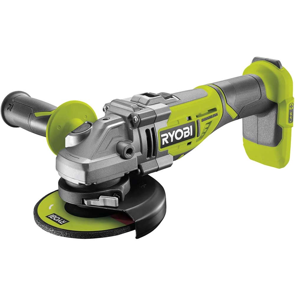 Ryobi R18AG7 ONE+ 18v Cordless Brushless Angle Grinder 125mm