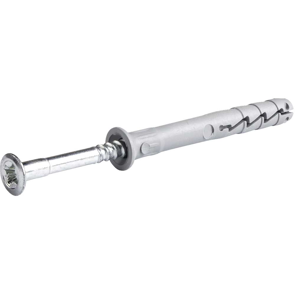 Rawl FX-N-L Nylon Hammer In Fixing with A2 Steel Countersunk Head Screw 8mm 60mm Pack of 100