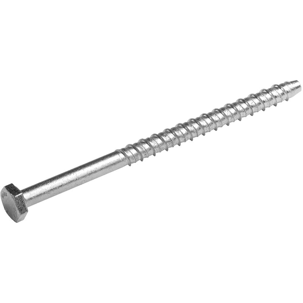Rawl R-LX-H-ZP Zinc Plated Hex Concrete Screw 10mm 100mm Pack of 50