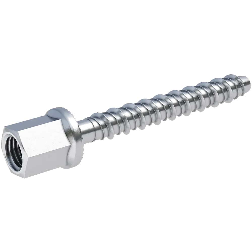 Rawl R-LX-I-ZP Zinc Plated Internal Thread Concrete Bolt M8/M10 6mm 35mm Pack of 100