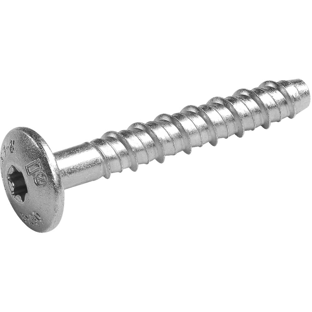 Rawl R-LX-PX-ZP Zinc Plated Large Pan Head Concrete Screw 6mm 35mm Pack of 100