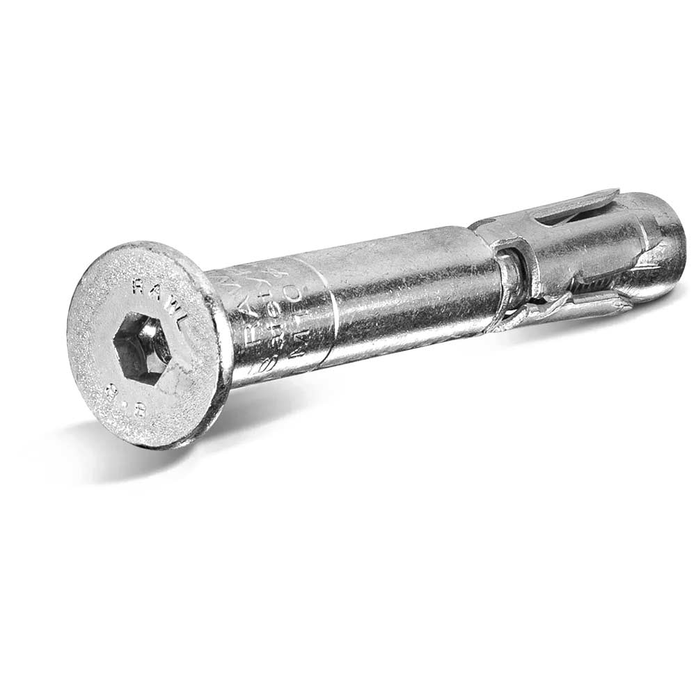 Rawl R-SPL-C Safetyplus Expansion Sleeve Anchor & Countersunk Screw M12 125mm Pack of 25