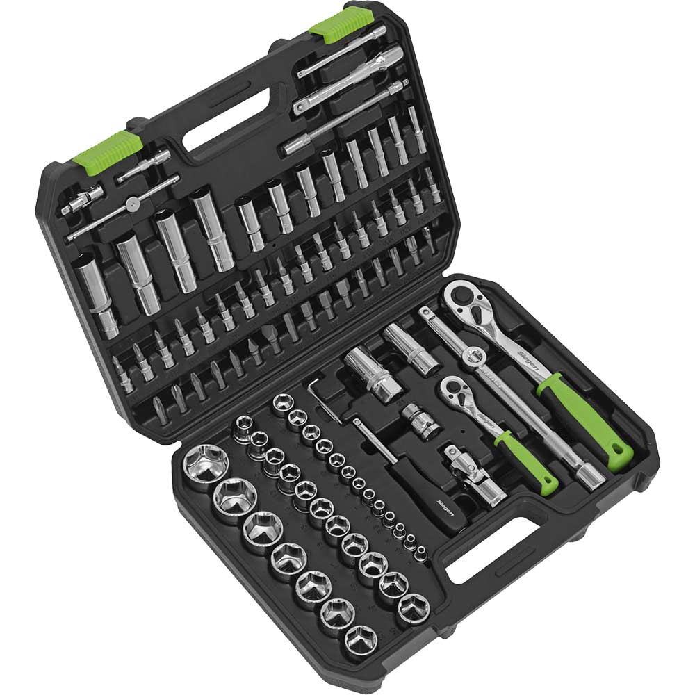 Siegen 94 Piece 1/4" and 1/2" Drive Socket Set Combination