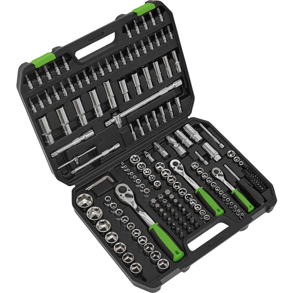 Siegen 171 Piece Combination Drive Socket and Screwdriver Bit Set Combination