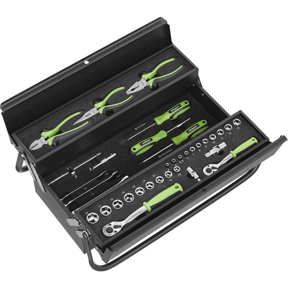 Image of Siegen 70 Piece Cantilever Tool Box Tool Set