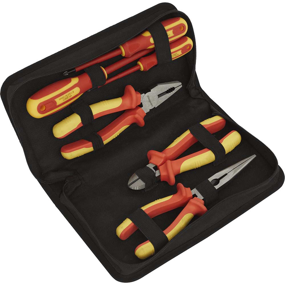 Image of Siegen 6 Piece VDE Insulated Tool Kit