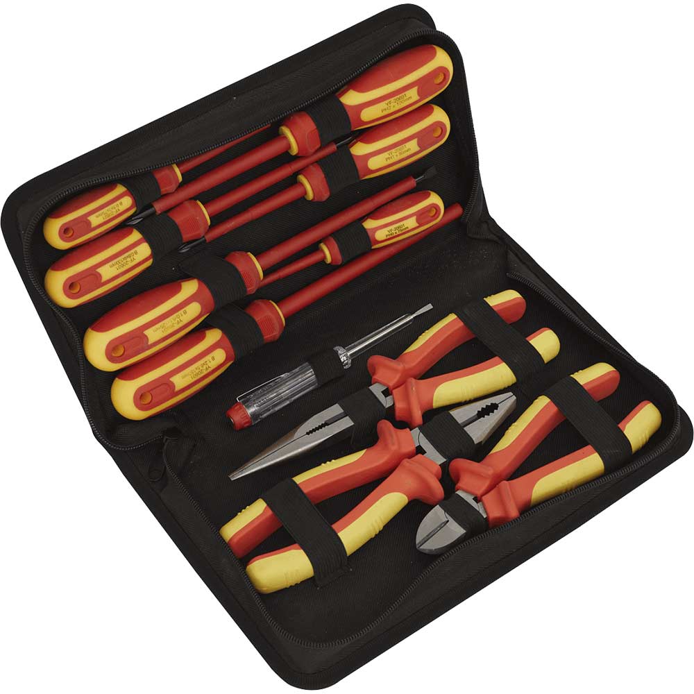 Image of Siegen 11 Piece VDE Insulated Tool Kit
