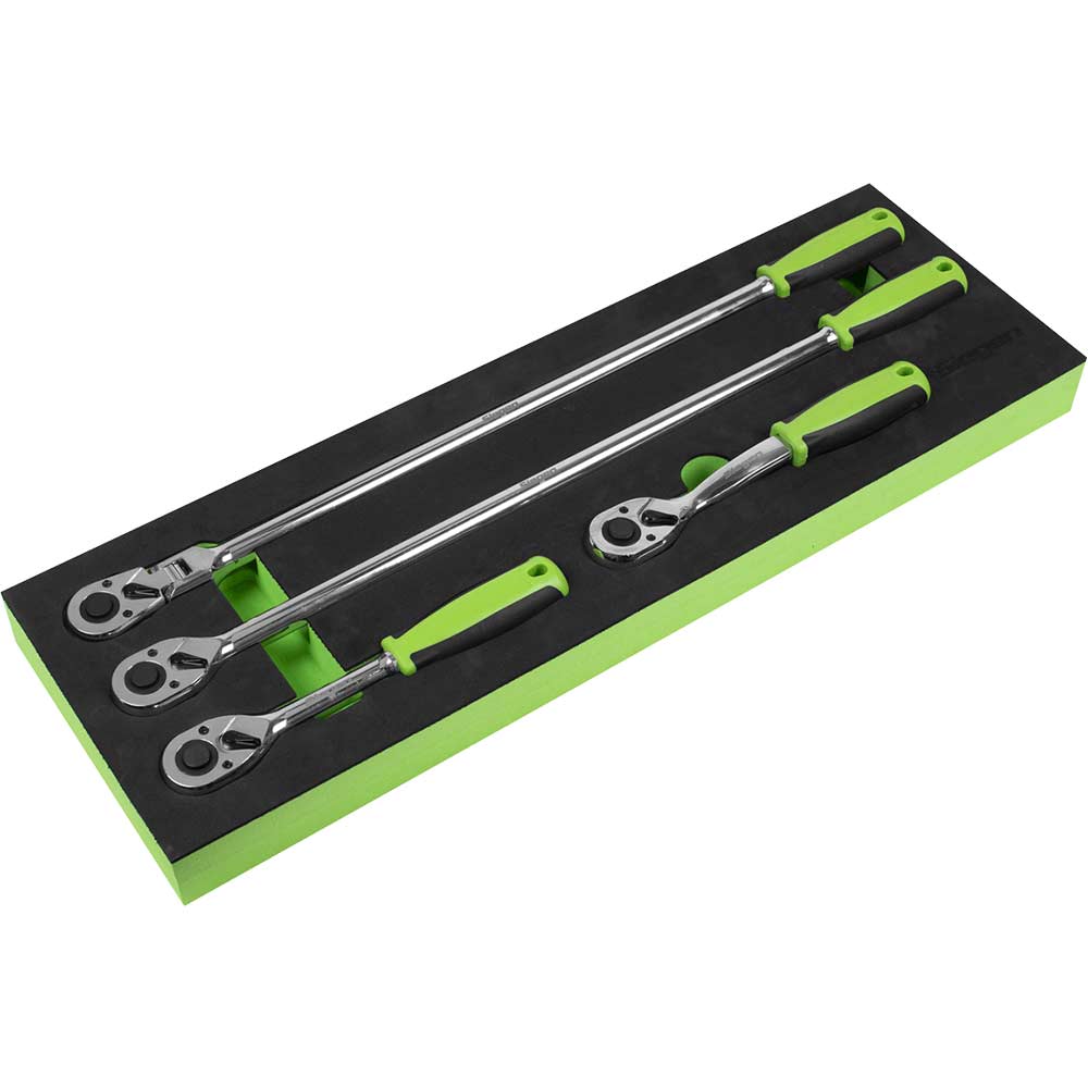 Siegen 4 Piece 1/2" Drive Ratchet Set in Module Tray 1/2